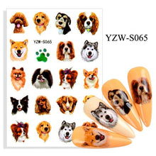 Load image into Gallery viewer, Water Decal Nail Art Decorations Nail Sticker Tattoo Full Cover Beauty Decals Manicure Supplies Accessories  Women Kids Girls Manicure Decoration Nail Art Supplies 3D Self-Adhesive Nail Decals Designer Nail Stickers for Acrylic Nails
