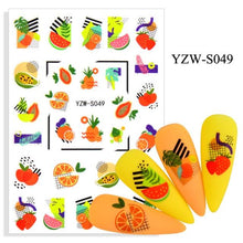 Load image into Gallery viewer, Water Decal Nail Art Decorations Nail Sticker Tattoo Full Cover Beauty Decals Manicure Supplies Accessories  Women Kids Girls Manicure Decoration Nail Art Supplies 3D Self-Adhesive Nail Decals Designer Nail Stickers for Acrylic Nails
