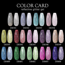 Load image into Gallery viewer, Popular Cat Eye Gel Nail Polish Magnetic Colorful UV Rainbow Gel Fashion Charming Effect Modern Design
