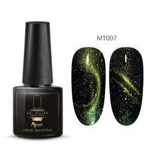 Load image into Gallery viewer, Popular Cat Eye Gel Nail Polish Magnetic Colorful UV Rainbow Gel Fashion Charming Effect Modern Design
