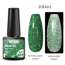 Load image into Gallery viewer, Popular Cat Eye Gel Nail Polish Magnetic Colorful UV Rainbow Gel Fashion Charming Effect Modern Design
