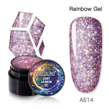 Load image into Gallery viewer, Luxury Modern Crystal Shiny Gel Nail Polish Painting Nails Art Design Diamond Manicure Gel Luxury Design For Women and Girls
