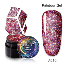Load image into Gallery viewer, Luxury Modern Crystal Shiny Gel Nail Polish Painting Nails Art Design Diamond Manicure Gel Luxury Design For Women and Girls
