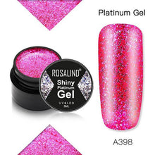Load image into Gallery viewer, Luxury Modern Crystal Shiny Gel Nail Polish Painting Nails Art Design Diamond Manicure Gel Luxury Design For Women and Girls
