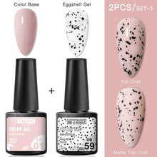 Load image into Gallery viewer, Luxury Gel Nail Polish Permanent Glossy Matte Egg Effect Elegant Stylish Eggshell Design For Women And Lady Nail Gel
