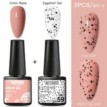 Load image into Gallery viewer, Luxury Gel Nail Polish Permanent Glossy Matte Egg Effect Elegant Stylish Eggshell Design For Women And Lady Nail Gel
