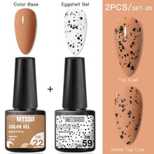 Load image into Gallery viewer, Luxury Gel Nail Polish Permanent Glossy Matte Egg Effect Elegant Stylish Eggshell Design For Women And Lady Nail Gel
