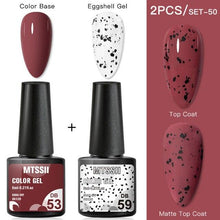 Load image into Gallery viewer, Luxury Gel Nail Polish Permanent Glossy Matte Egg Effect Elegant Stylish Eggshell Design For Women And Lady Nail Gel
