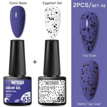 Load image into Gallery viewer, Luxury Gel Nail Polish Permanent Glossy Matte Egg Effect Elegant Stylish Eggshell Design For Women And Lady Nail Gel
