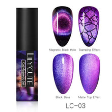 Load image into Gallery viewer, Modern Styllish Elegant 9D Cat Magnetic Nail Gel Polish UV LED  Permanent Elegant Colorful Charming Effect For Womens

