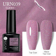 Load image into Gallery viewer, Matte Pink Blue Gel Nail Polish Semi Permanent LED Nail Art Design Elegant Warm Colors For Womens
