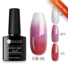 Load image into Gallery viewer, 2022 NEW Purple Gel Nail Polish UV Color Changing Gel Nail Polish Stylish Three Layer Effect For Womens
