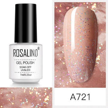 Load image into Gallery viewer, Luxury Womens Pink Shiny Nail Gel Polish Varnish Permanent UV Gel Popular High Quality Colorful Nail Polish
