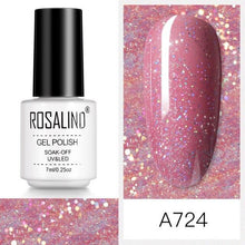Load image into Gallery viewer, Luxury Womens Pink Shiny Nail Gel Polish Varnish Permanent UV Gel Popular High Quality Colorful Nail Polish
