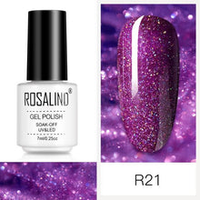 Load image into Gallery viewer, Luxury Womens Pink Shiny Nail Gel Polish Varnish Permanent UV Gel Popular High Quality Colorful Nail Polish
