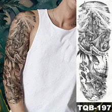 Load image into Gallery viewer, Full Women Man Realistic Waterproof Temporary Tattoo Tiger Stickers Luxury Big Design For Arm Thigh
