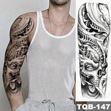Load image into Gallery viewer, Full Women Man Realistic Waterproof Temporary Tattoo Tiger Stickers Luxury Big Design For Arm Thigh
