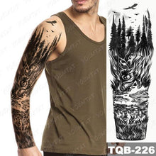 Load image into Gallery viewer, Full Women Man Realistic Waterproof Temporary Tattoo Tiger Stickers Luxury Big Design For Arm Thigh
