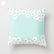 Load image into Gallery viewer, Mint Green Cushion Cover Pillowslip Home Supplies Decorative Fresh Mint Green Gray Watercolour Stripes Generic Solid Decorative Bedroom Pillow Cases Covers Pillow Case Simple Living Room
