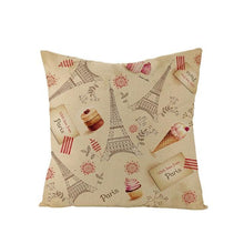 Load image into Gallery viewer, World Famous City Building Tower Paris Printing Pillow Covers For Home Chair Car Decorative Cushion Covers 45*45cm
