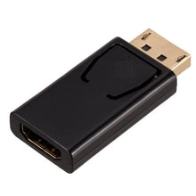Load image into Gallery viewer, 4K Display Port To HDMI Compatible Adapter Converter Display Port Male DP To Female HD TV Cable Adapter Video Audio Compatible With Computer Desktop Labtop PC Monitor HDTV Gold Plated
