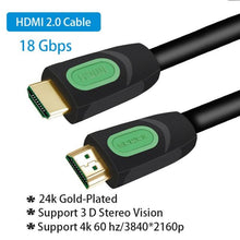 Load image into Gallery viewer, 4K HDMI Cable HDMI 2.0 Ultra HD Audio Wire HDMI Splitter Digital Cord High Speed 18Gbps HDMI 2.0 Cable 4K HDR 2160P For TV  Projector Laptops Gaming
