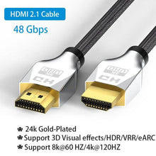 Load image into Gallery viewer, 4K HDMI Cable HDMI 2.0 Ultra HD Audio Wire HDMI Splitter Digital Cord High Speed 18Gbps HDMI 2.0 Cable 4K HDR 2160P For TV  Projector Laptops Gaming
