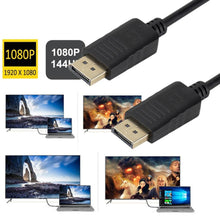 Load image into Gallery viewer, Fast 1.8M DisplayPort Cable Adapter For Computer TV Projector Laptop Monitor
