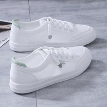 Load image into Gallery viewer, Women's White Casual Sneakers Spring  Summer Breathable Flats Solid Color Mesh Shoes Fashion White Flat Sneakers Women Workout Tennis Walking Gym Fashion Sneakers

