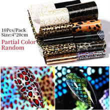 Load image into Gallery viewer, Nail Foils Marble Flower Series Iridescent Nail Art Transfer Sticker Paper Slider Nail Water Decal Design Manicures Decorations  Art Manicures Decoration New Gold Nail Transfer Foils for Nail Arts Nails Supply Holographic Effect Nail Art Foil Stickers Hol
