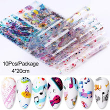 Load image into Gallery viewer, Nail Foils Marble Flower Series Iridescent Nail Art Transfer Sticker Paper Slider Nail Water Decal Design Manicures Decorations  Art Manicures Decoration New Gold Nail Transfer Foils for Nail Arts Nails Supply Holographic Effect Nail Art Foil Stickers Hol
