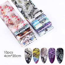 Load image into Gallery viewer, Nail Foils Marble Flower Series Iridescent Nail Art Transfer Sticker Paper Slider Nail Water Decal Design Manicures Decorations  Art Manicures Decoration New Gold Nail Transfer Foils for Nail Arts Nails Supply Holographic Effect Nail Art Foil Stickers Hol
