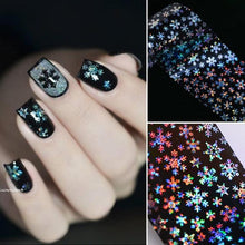 Load image into Gallery viewer, Nail Foils Marble Flower Series Iridescent Nail Art Transfer Sticker Paper Slider Nail Water Decal Design Manicures Decorations  Art Manicures Decoration New Gold Nail Transfer Foils for Nail Arts Nails Supply Holographic Effect Nail Art Foil Stickers Hol
