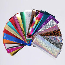 Load image into Gallery viewer, Nail Foils Marble Flower Series Iridescent Nail Art Transfer Sticker Paper Slider Nail Water Decal Design Manicures Decorations  Art Manicures Decoration New Gold Nail Transfer Foils for Nail Arts Nails Supply Holographic Effect Nail Art Foil Stickers Hol
