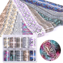 Load image into Gallery viewer, Nail Foils Marble Flower Series Iridescent Nail Art Transfer Sticker Paper Slider Nail Water Decal Design Manicures Decorations  Art Manicures Decoration New Gold Nail Transfer Foils for Nail Arts Nails Supply Holographic Effect Nail Art Foil Stickers Hol
