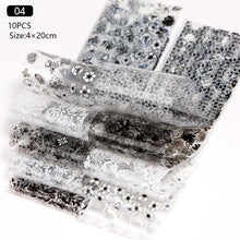 Load image into Gallery viewer, Nail Foils Marble Flower Series Iridescent Nail Art Transfer Sticker Paper Slider Nail Water Decal Design Manicures Decorations  Art Manicures Decoration New Gold Nail Transfer Foils for Nail Arts Nails Supply Holographic Effect Nail Art Foil Stickers Hol
