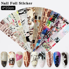 Load image into Gallery viewer, Nail Foils Marble Flower Series Iridescent Nail Art Transfer Sticker Paper Slider Nail Water Decal Design Manicures Decorations  Art Manicures Decoration New Gold Nail Transfer Foils for Nail Arts Nails Supply Holographic Effect Nail Art Foil Stickers Hol
