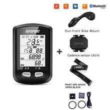 Load image into Gallery viewer, Bike Wireless Stopwatch GPS Bicycle Computer IPX6 Waterproof Cycling Speedometer With ANT+ Bluetooth Bike Speedometer and Odometer Rechargeable Cycling Computer MTB Tracker With LCD Automatic Backlight Display
