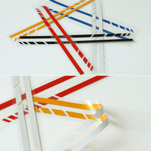 Load image into Gallery viewer, 1Pair Car Rear View Mirror Sticker Reflective Decal Vinyl Sticker Decal Stripe Sticker  Car Rear View Mirror Stickers Car Body Stickers Waterproof Reflective Car Side Stickers Auto Side Stripe Decals  Side Mirror Reflective Decals Auto Rearview Stickers
