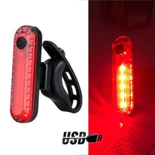 Load image into Gallery viewer, Bike Tail Light Ultra Bright USB Rechargeable LED Bicycle Rear Light 5 Light Mode Headlights High Visibility Bike Rear Light USB Rechargeable LED Bicycle Tail Light Waterproof Cycling Safety Flashlight With Multiple Modes
