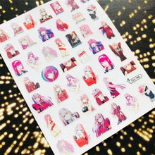Load image into Gallery viewer, 3D Nail Art Stickers Decal Template Nail Tool Decorations Nail Slider  Metallic Nail Art Stickers Set Love Metal Nail Studs Decals for Women Nail Decorations Accessories Metal Curve Stripe Lines Design Letter Nail Sticker Decoration
