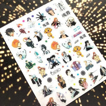 Load image into Gallery viewer, 3D Nail Art Stickers Decal Template Nail Tool Decorations Nail Slider  Metallic Nail Art Stickers Set Love Metal Nail Studs Decals for Women Nail Decorations Accessories Metal Curve Stripe Lines Design Letter Nail Sticker Decoration
