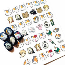 Load image into Gallery viewer, 3D Nail Art Stickers Decal Template Nail Tool Decorations Nail Slider  Metallic Nail Art Stickers Set Love Metal Nail Studs Decals for Women Nail Decorations Accessories Metal Curve Stripe Lines Design Letter Nail Sticker Decoration
