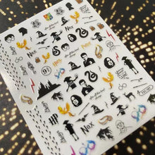 Load image into Gallery viewer, 3D Nail Art Stickers Decal Template Nail Tool Decorations Nail Slider  Metallic Nail Art Stickers Set Love Metal Nail Studs Decals for Women Nail Decorations Accessories Metal Curve Stripe Lines Design Letter Nail Sticker Decoration
