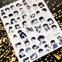Load image into Gallery viewer, 3D Nail Art Stickers Decal Template Nail Tool Decorations Nail Slider  Metallic Nail Art Stickers Set Love Metal Nail Studs Decals for Women Nail Decorations Accessories Metal Curve Stripe Lines Design Letter Nail Sticker Decoration
