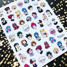 Load image into Gallery viewer, 3D Nail Art Stickers Decal Template Nail Tool Decorations Nail Slider  Metallic Nail Art Stickers Set Love Metal Nail Studs Decals for Women Nail Decorations Accessories Metal Curve Stripe Lines Design Letter Nail Sticker Decoration
