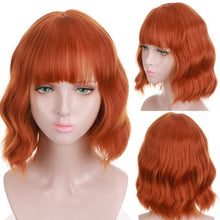 Load image into Gallery viewer, Synthetic Wigs For Women Daily Cosplay Long Water Wave  Lolita Wig With Bangs Cold Brown Heat Resistant Hair Bob Wigs For Black Women Cosplay Wigs For Women Gifts for Girlfriends
