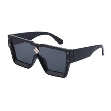 Load image into Gallery viewer, Oversized Square Shape Sunglasses For Women &amp; Men New  Luxury Design Sun Glasses For Female New Fashionable  Large Frame Silver Mirror Eyewear
