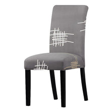 Load image into Gallery viewer, Printed Chair Cover Economical and Practical Stretch Seat Cover Slipcovers Big Elastic Washable Dining Chairs Beach Chairs Removable Washable Short Parsons Kitchen Chair Covers Protector for Dining Room Hote
