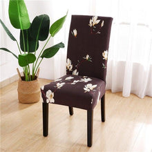 Load image into Gallery viewer, Printed Chair Cover Spandex Stretch Durable Soft Seat Chair Covers Slipcovers for Kitchen Dining Room Wedding Banquet Hotel  Chair Covers for Dining Room Stretch Spandex Removable Washable Anti-dust Seat Slipcover  Protector for Hotel Office Ceremony
